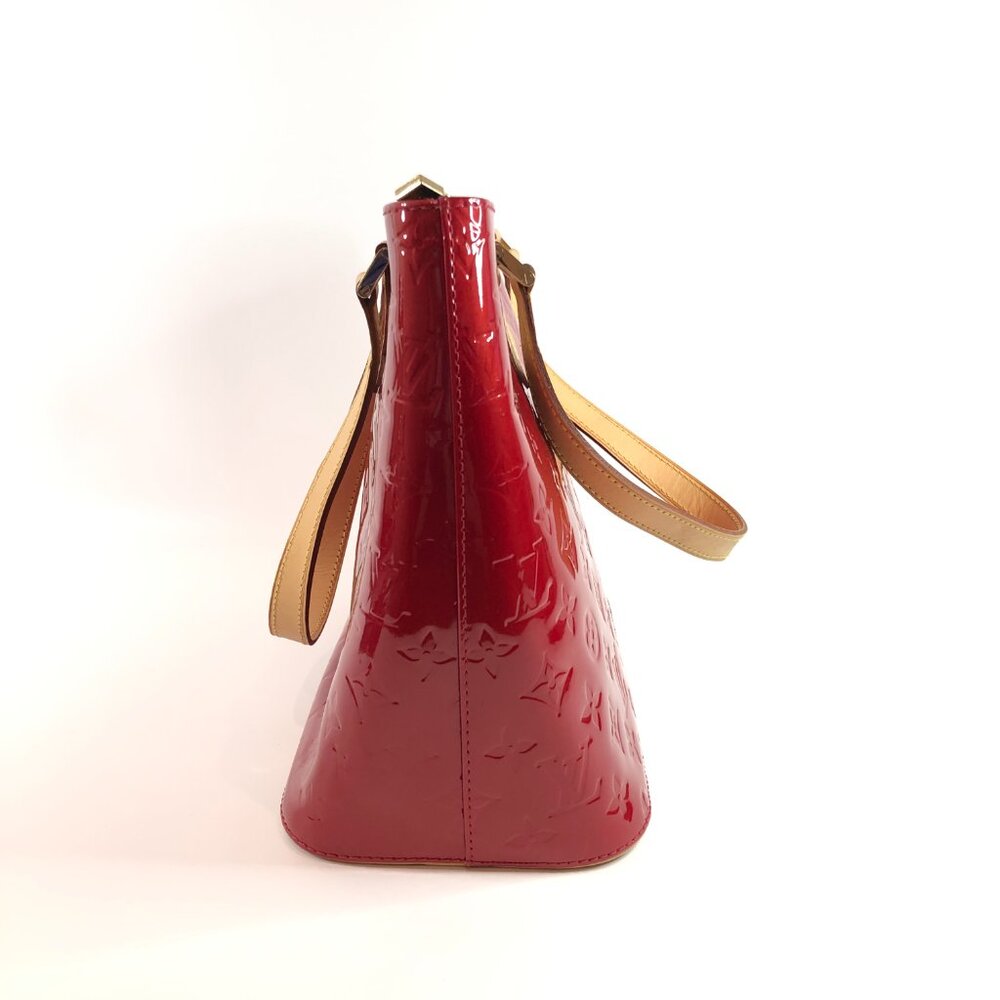 LV Red Vernis Houston Tote Sku# 85785 (Gently Used) - Picture 3 of 12